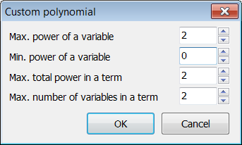  Custom polynomial