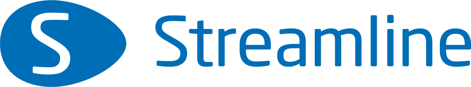 Streamline logo bleu