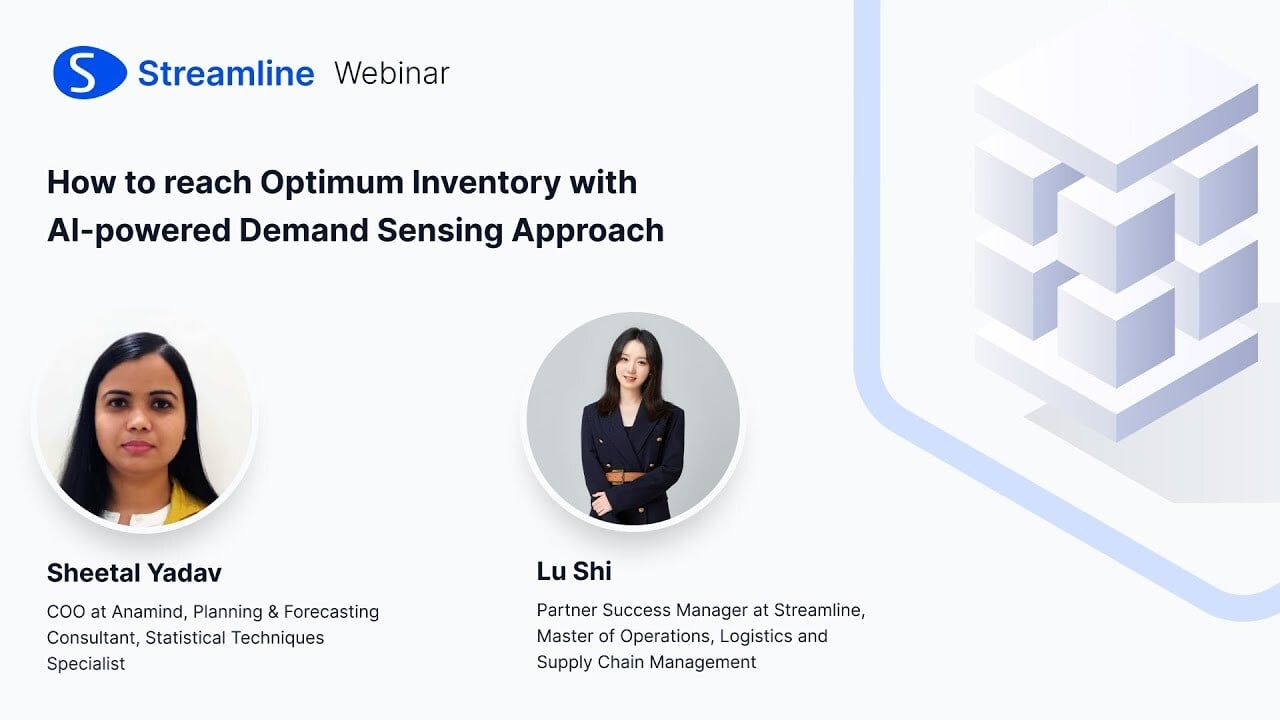 How to Reach Optimum Inventory with an AI-powered Demand Sensing Approach