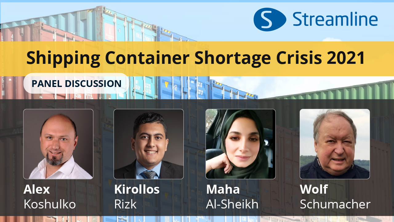 Sammendrag av paneldiskusjonen: Shipping Container Shortage Crisis 2021