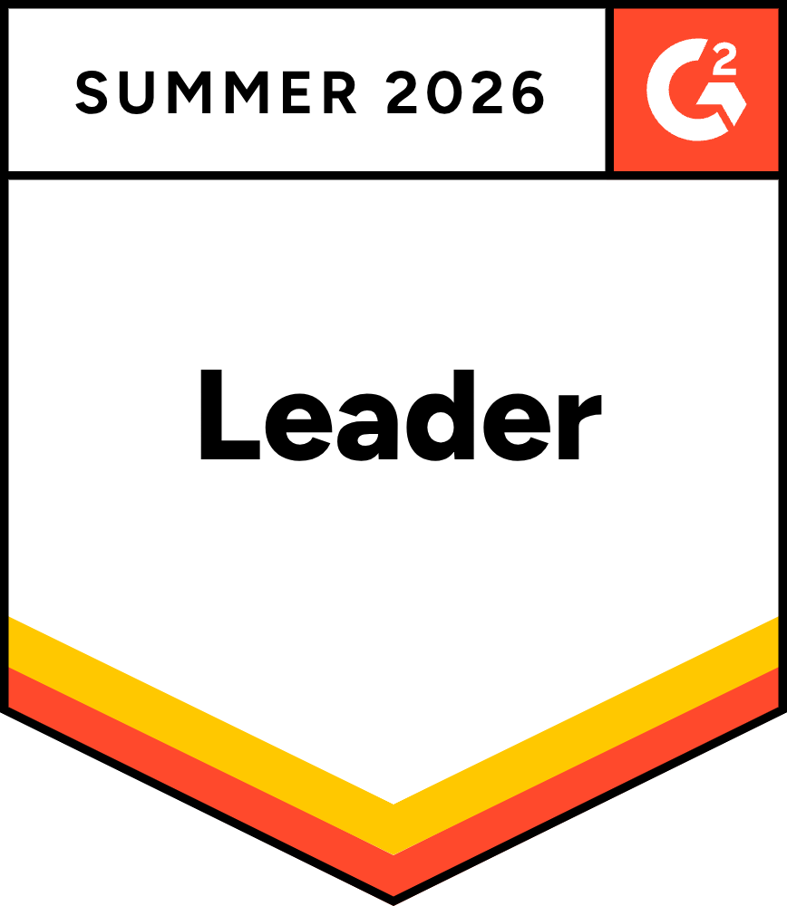 G2 獎：2026 年夏季領導者