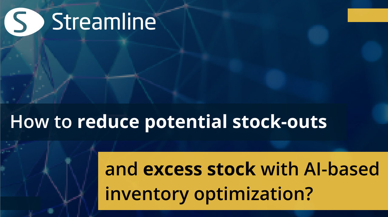 How to reduce potential stockouts and excess stock with AI-based inventory optimization?